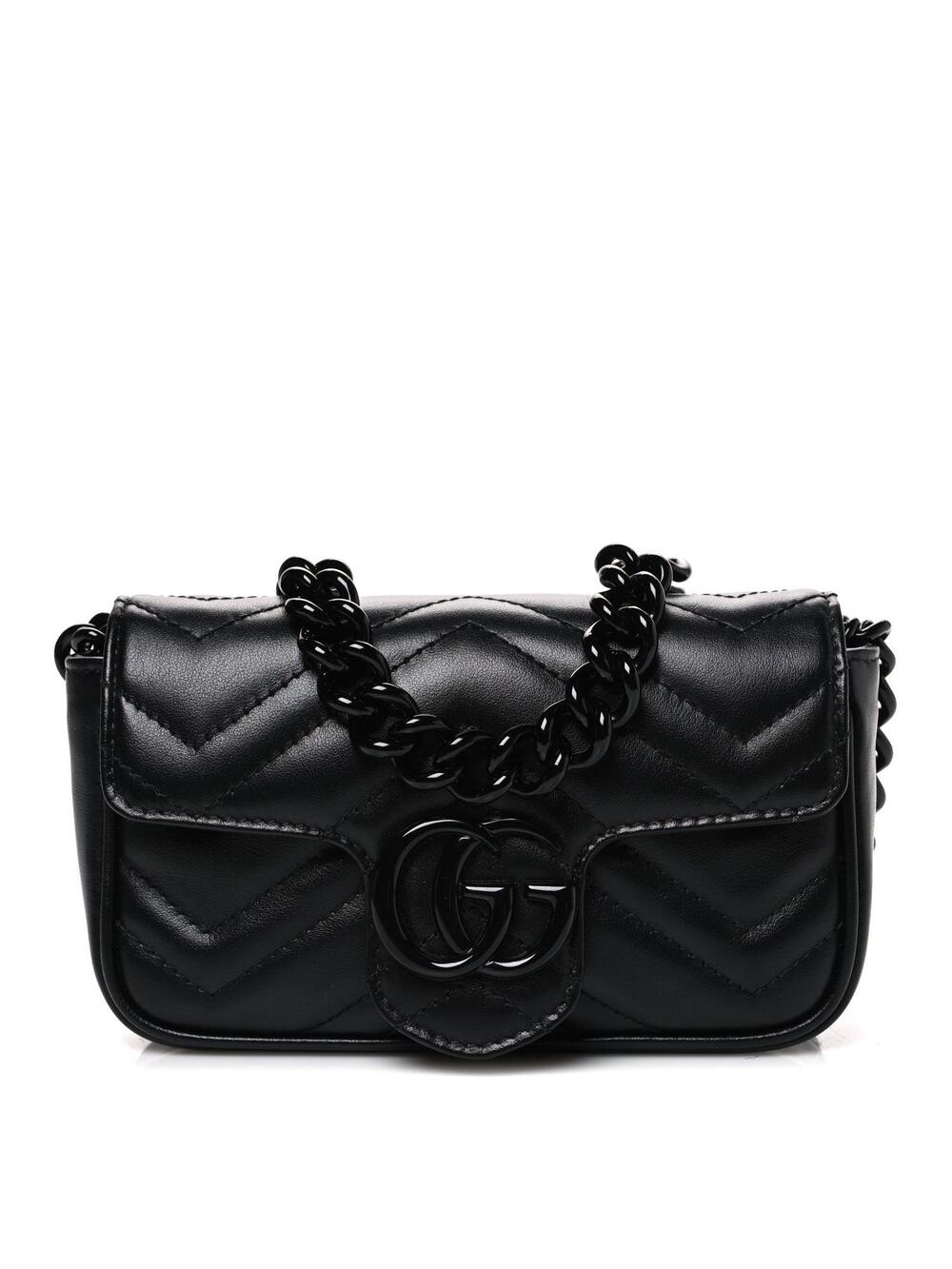 Gucci Calfskin Matelasse Monochrome Gg #281530G12B